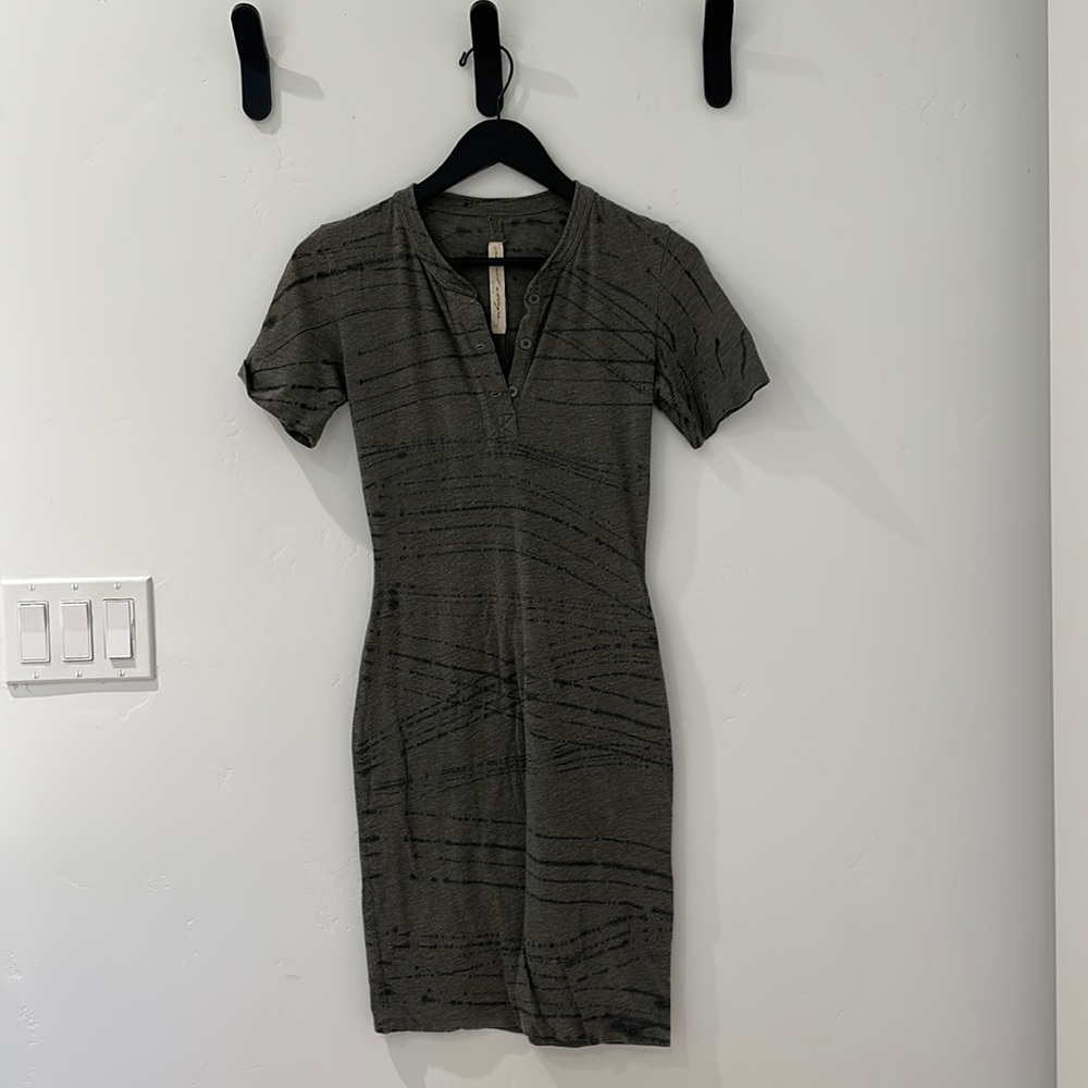 RAQUEL ALLEGRA | cotton Henley dress